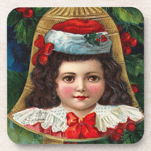 Ensemble de Dessous de verre de liège de Noël vict (Devant)