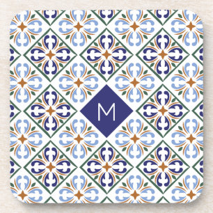 Ensemble de dessous de verre de Motif de carreaux