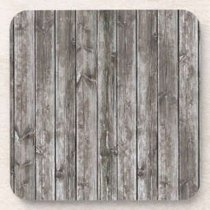 ensemble de dessous de verre en bois