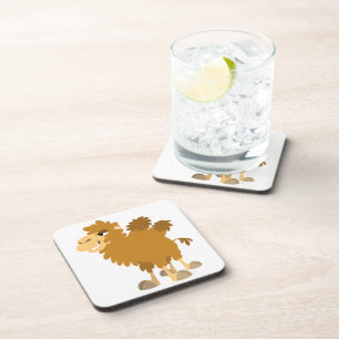 Ensemble de Dessous de verre en Camel à deux branc