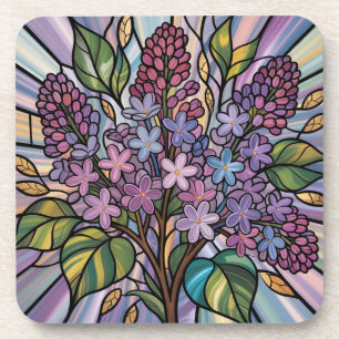 Ensemble de Dessous de verre en plastique Lilacs É