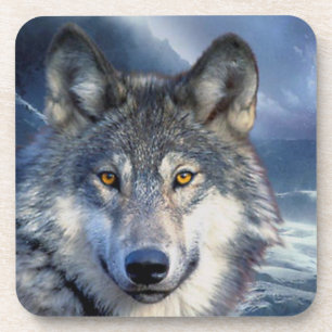 Ensemble de Dessous de verre en plastique Wolf
