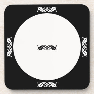 Ensemble de dessous de verre - feuilles creux en n