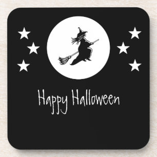 Ensemble de Dessous de verre Halloween, Noir