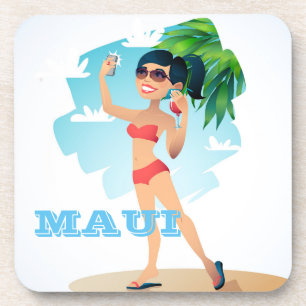 Ensemble de Dessous de verre pour filles Maui
