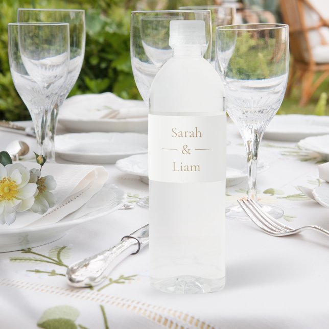 Ensemble de Étiquette de bouteille d'eau Mariage m (Créateur téléchargé)