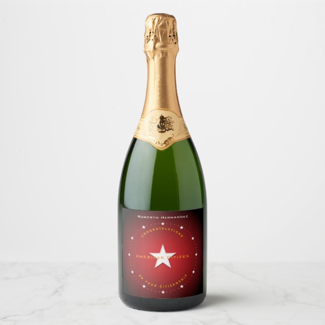Ensemble de Étiquettes de boissons de la citoyenne (Devant)