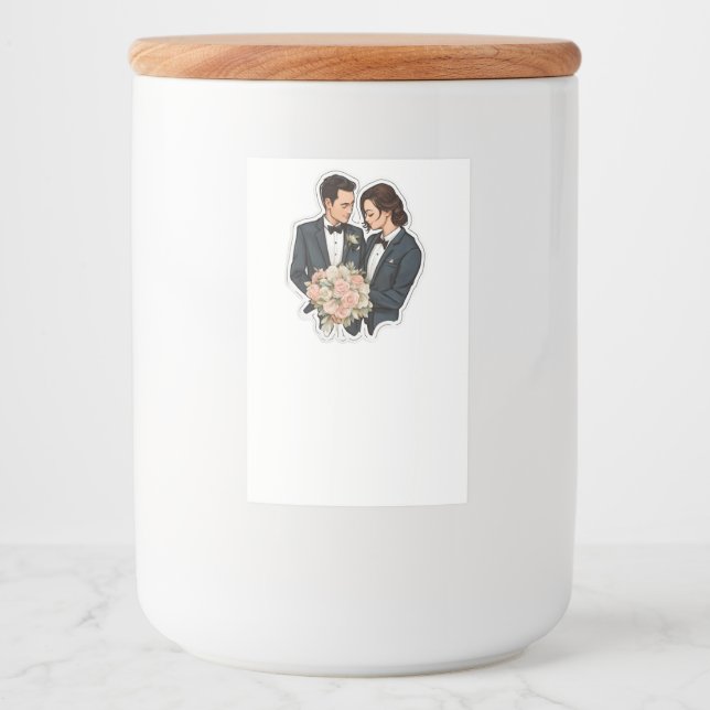 Ensemble de Étiquettes de nourriture et de boisson (Devant)