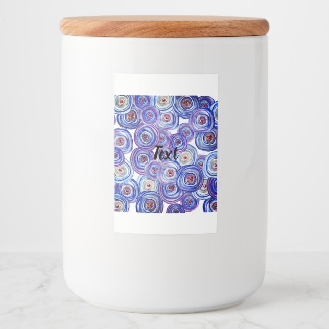 Ensemble de Étiquettes pour aliments et boissons p (Devant)