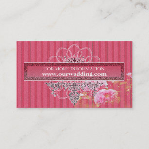 Ensemble de Faire-part de mariage de flamme baroqu