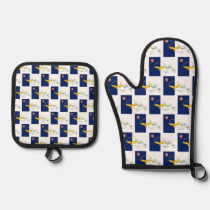 Ensemble De Gant De Cuisine Et De Manique Açores Portugal