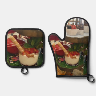 Ensemble De Gant De Cuisine Et De Manique agarraderas lilies