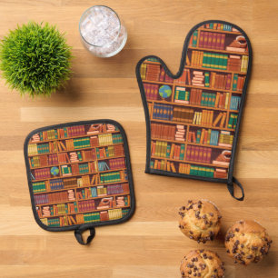Ensemble De Gant De Cuisine Et De Manique Auteur de livres