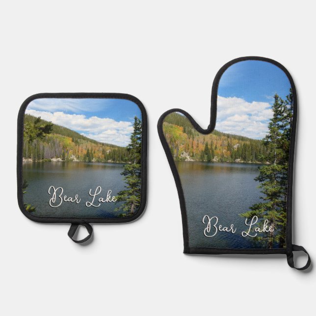 Ensemble De Gant De Cuisine Et De Manique Bear Lake au parc national Rocky Mountain (Recto)