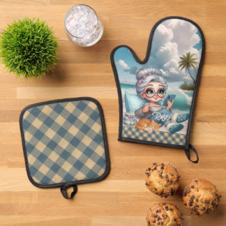 Ensemble De Gant De Cuisine Et De Manique Biddie Buddies Brand - Rain's