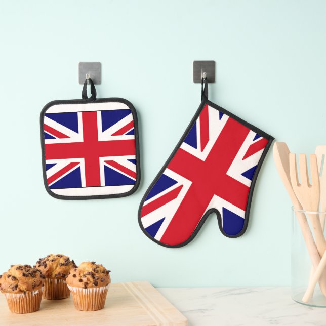 Ensemble De Gant De Cuisine Et De Manique britannique (In situ (suspendu))