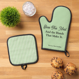 Ensemble De Gant De Cuisine Et De Manique Cadeau de vacances pour la famille du chef