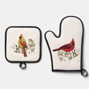 Ensemble De Gant De Cuisine Et De Manique Cardinal Four Mitt et Pot Holder Set