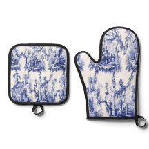 Chinoiserie bleue et blanche