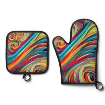Color Wave Fusion – Modern Abstract Swirl Art