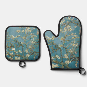 Ensemble De Gant De Cuisine Et De Manique Fleur d'amandes de Vincent van Gogh (1890)