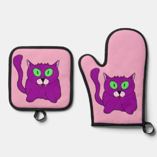 Ensemble De Gant De Cuisine Et De Manique Gant de four Vampire Mew