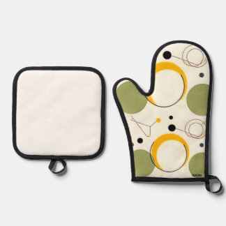 Ensemble De Gant De Cuisine Et De Manique Gants de four et dessous de plat