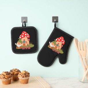 Ensemble De Gant De Cuisine Et De Manique Hippie Que Ça Soit Gnome