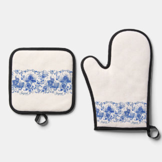 ENSEMBLE DE GANT DE CUISINE ET DE MANIQUE K01