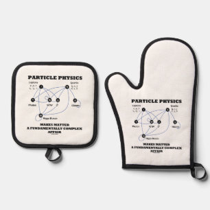 Ensemble De Gant De Cuisine Et De Manique La Physique Des Particules Fait De La Matière Une