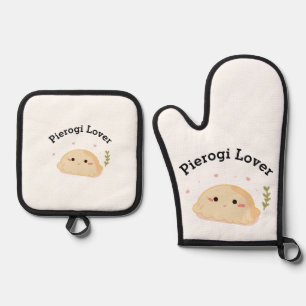 Ensemble De Gant De Cuisine Et De Manique Lover Pierogi Lover