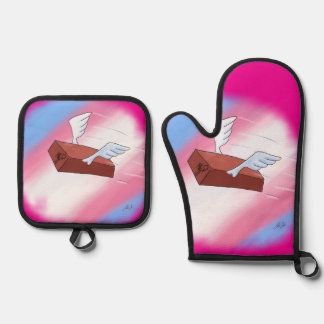 Ensemble De Gant De Cuisine Et De Manique Marsha P. Johnson envoie ses regards (plein)