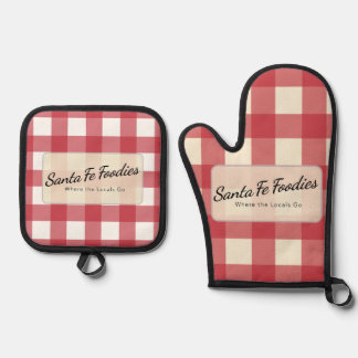 Ensemble De Gant De Cuisine Et De Manique Oven Mitt and Pot Holder Set
