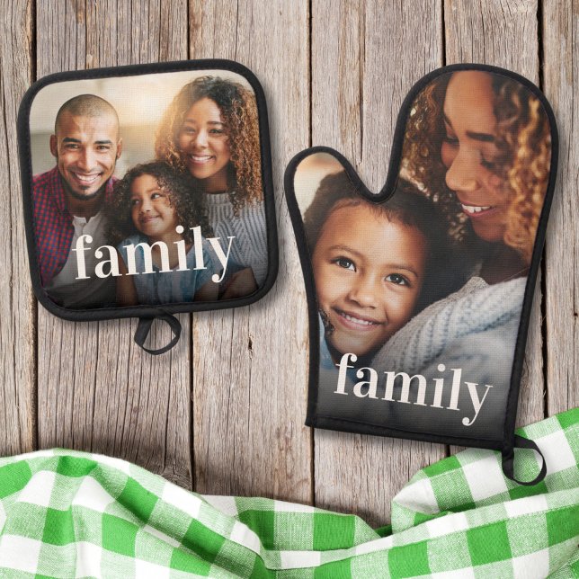 Ensemble De Gant De Cuisine Et De Manique Photo de Family (Créateur téléchargé)