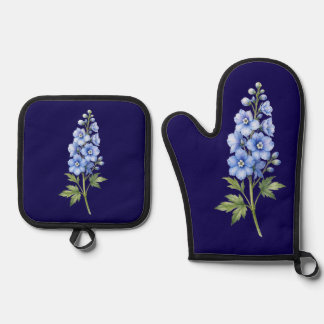 Ensemble De Gant De Cuisine Et De Manique Plateau de service botanique Cuisine Italienne