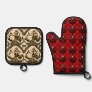 Ensemble De Gant De Cuisine Et De Manique protège-poêle munkus Whiteset//accessoires de cuis