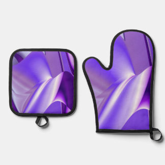 Ensemble De Gant De Cuisine Et De Manique Rêves d'arc-en-ciel violet