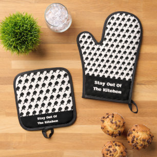 Ensemble De Gant De Cuisine Et De Manique Séjour Extérieur Cuisine Amusante Pickleball Paddl