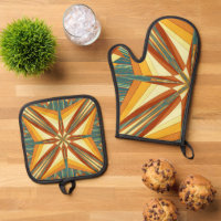 Southwestern Golden Sun Rays Design indien