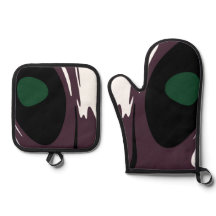 Submersion : Noir Abstrait, Blanc, Violet & Vert