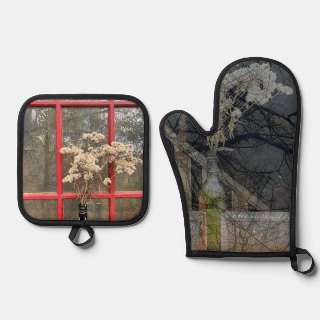 Ensemble De Gant De Cuisine Et De Manique The 13th Skult.  (Recto)