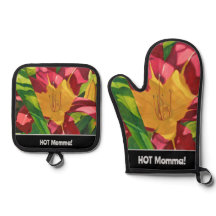 Tiger Lily Chaud Momma Four Mitt Pot Set