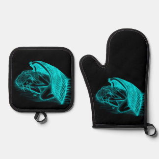 Ensemble De Gant De Cuisine Et De Manique Un ange endormi