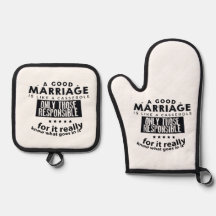 Un bon mariage est comme une casserole