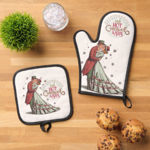 Ensemble De Gant De Cuisine Et De Manique Vacances Wis Chocolat Baisers
