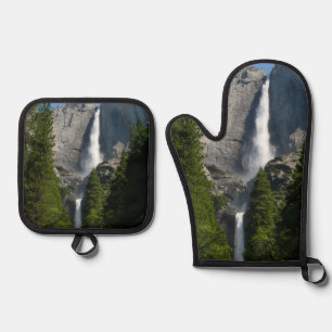 Ensemble De Gant De Cuisine Et De Manique Yosemite Falls II du parc national de Yosemite
