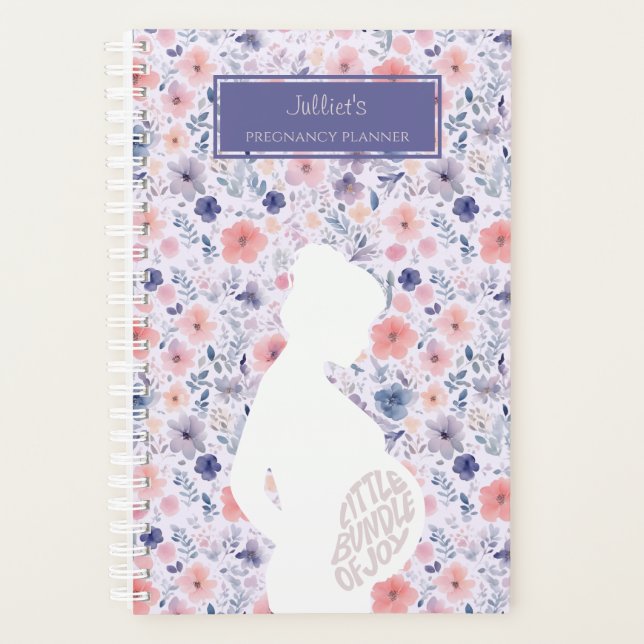 Ensemble De Joy Lavender Grossesse Florale Rose (Devant)