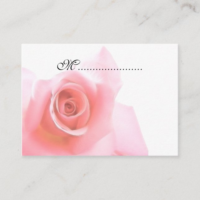 Ensemble de Mariages Rose Rose Rose pour carte de  (Devant)