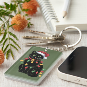 Ensemble de Noël pour amoureux de chat noir Cadeau