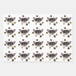 Ensemble de papier cadeau Chihuahua